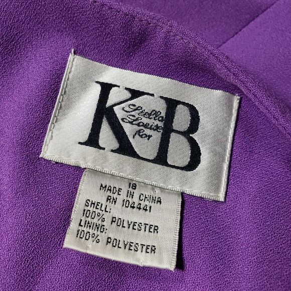 Stella Louise for KB Plus size 18 Purple 2-Piece Church Suit AS IS - Picture 10 of 11